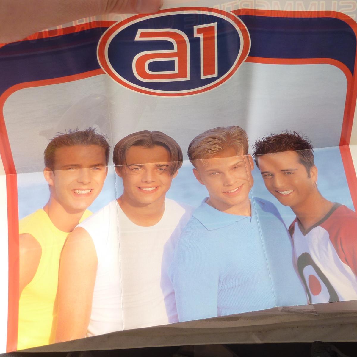 A1 Summertime Of Our Lives CD Single Limited Edition Poster