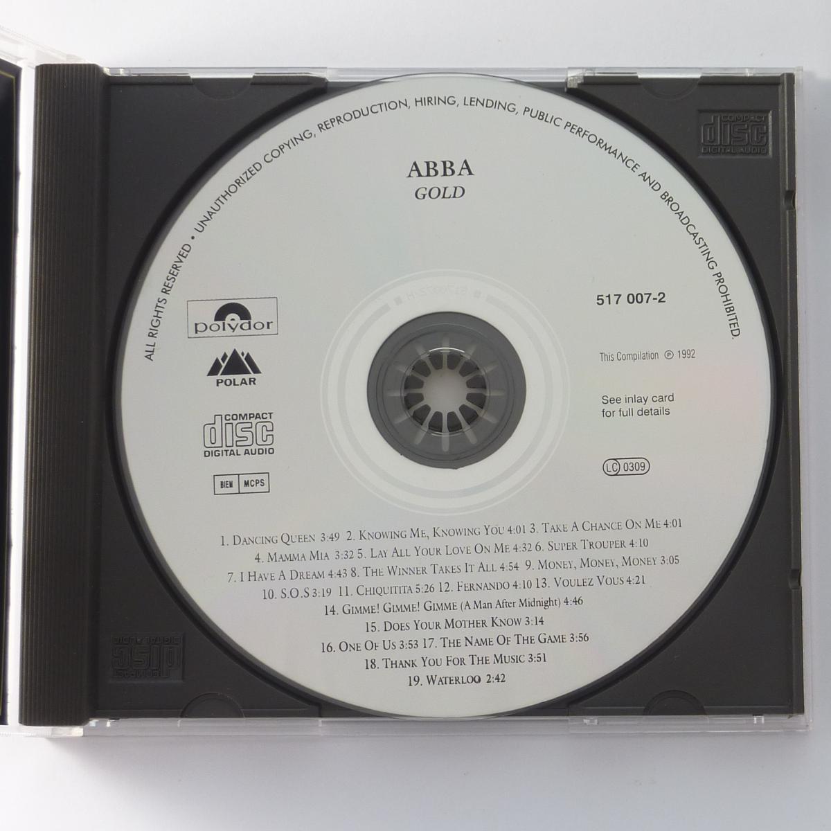 ABBA Gold (Greatest Hits) CD Compilation Remastered
