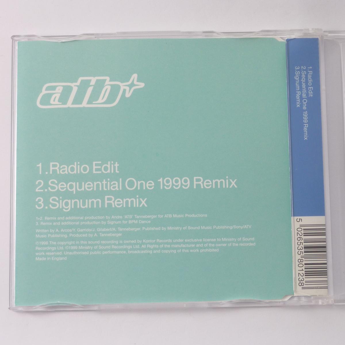 ATB 9pm (Till I Come) CD Single