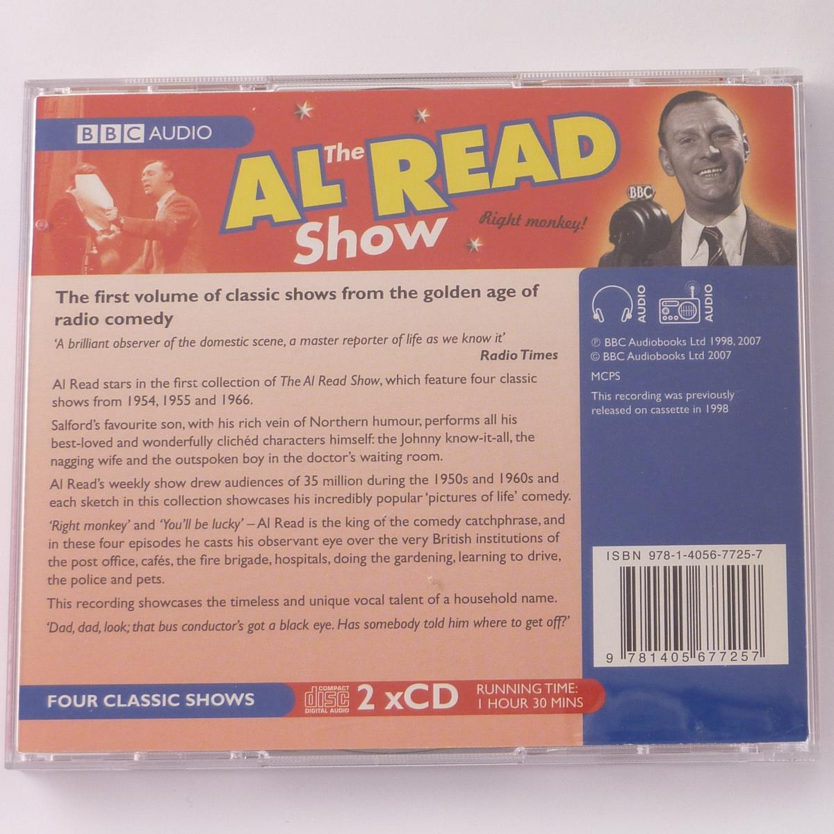Al Read The Al Read Show 2x CD Audiobook Radio