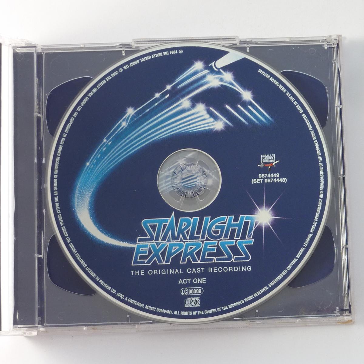 Andrew Lloyd Webber Starlight Express - The Original Cast Recording 2 × CD Album Reissue Remastered