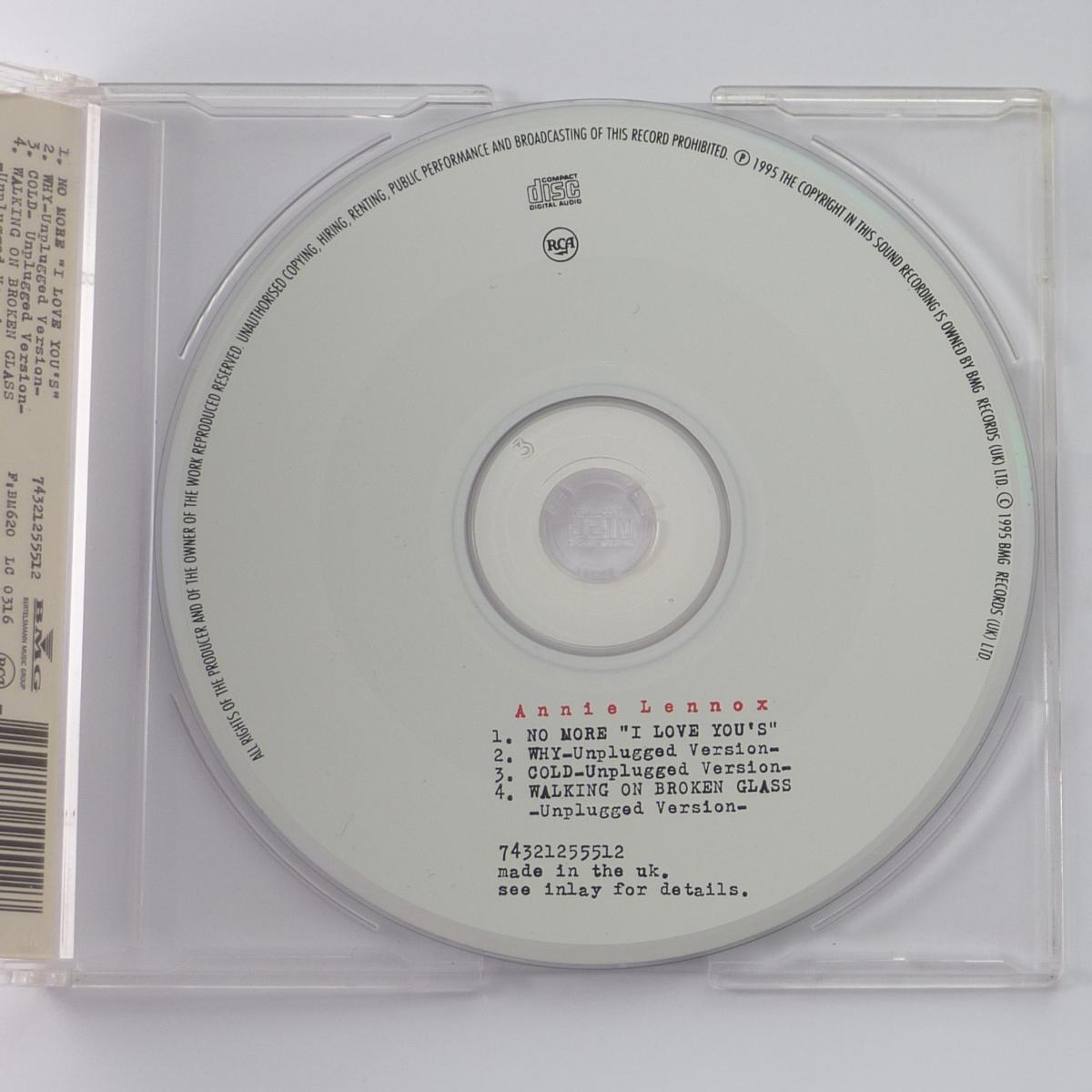 Annie Lennox No More “I Love Youʼsˮ CD Single CD2