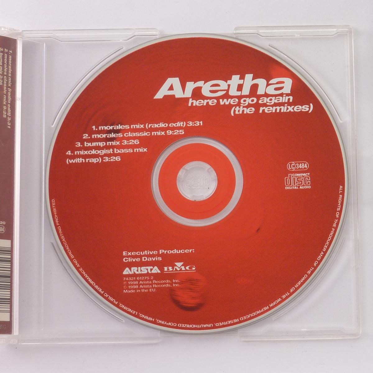 Aretha Franklin Here We Go Again (The Remixes) CD Single
