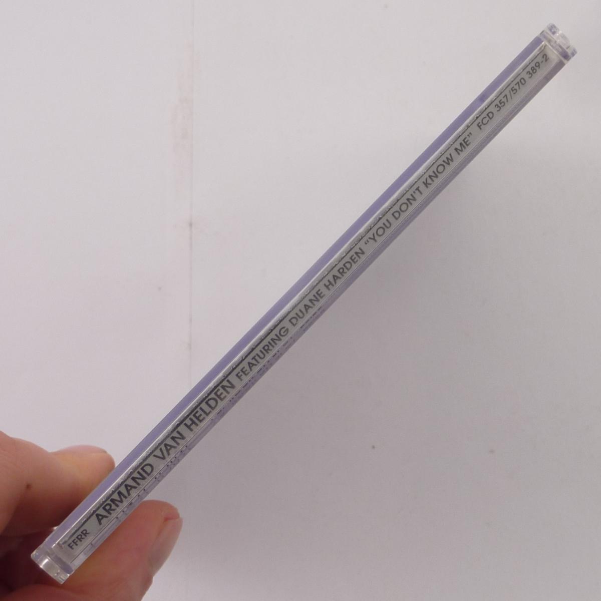 Armand Van Helden Featuring Duane Harden You Don't Know Me CD Single Stereo