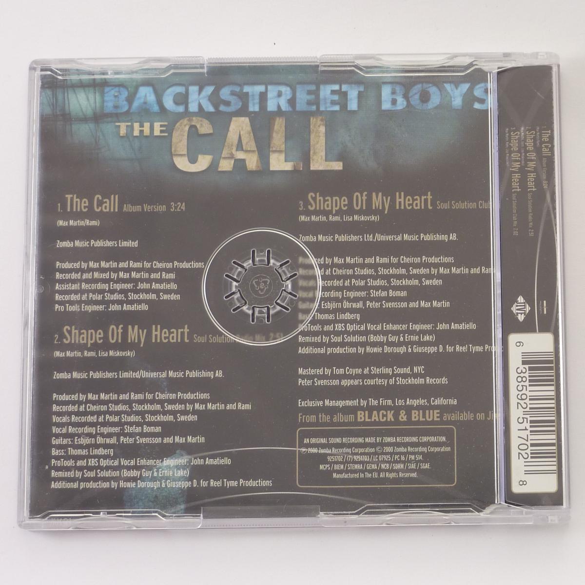 Backstreet Boys The Call CD Single