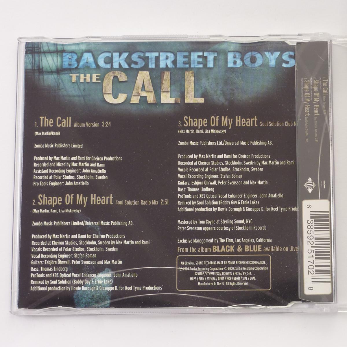 Backstreet Boys The Call CD Single