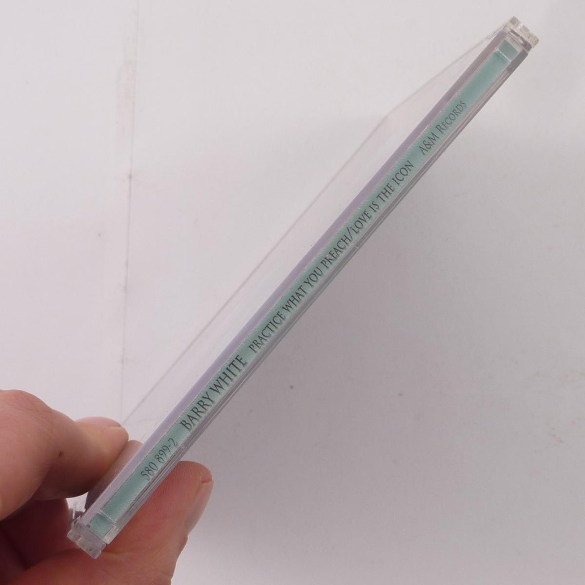 Barry White Practice What You Preach / Love Is The Icon CD Single