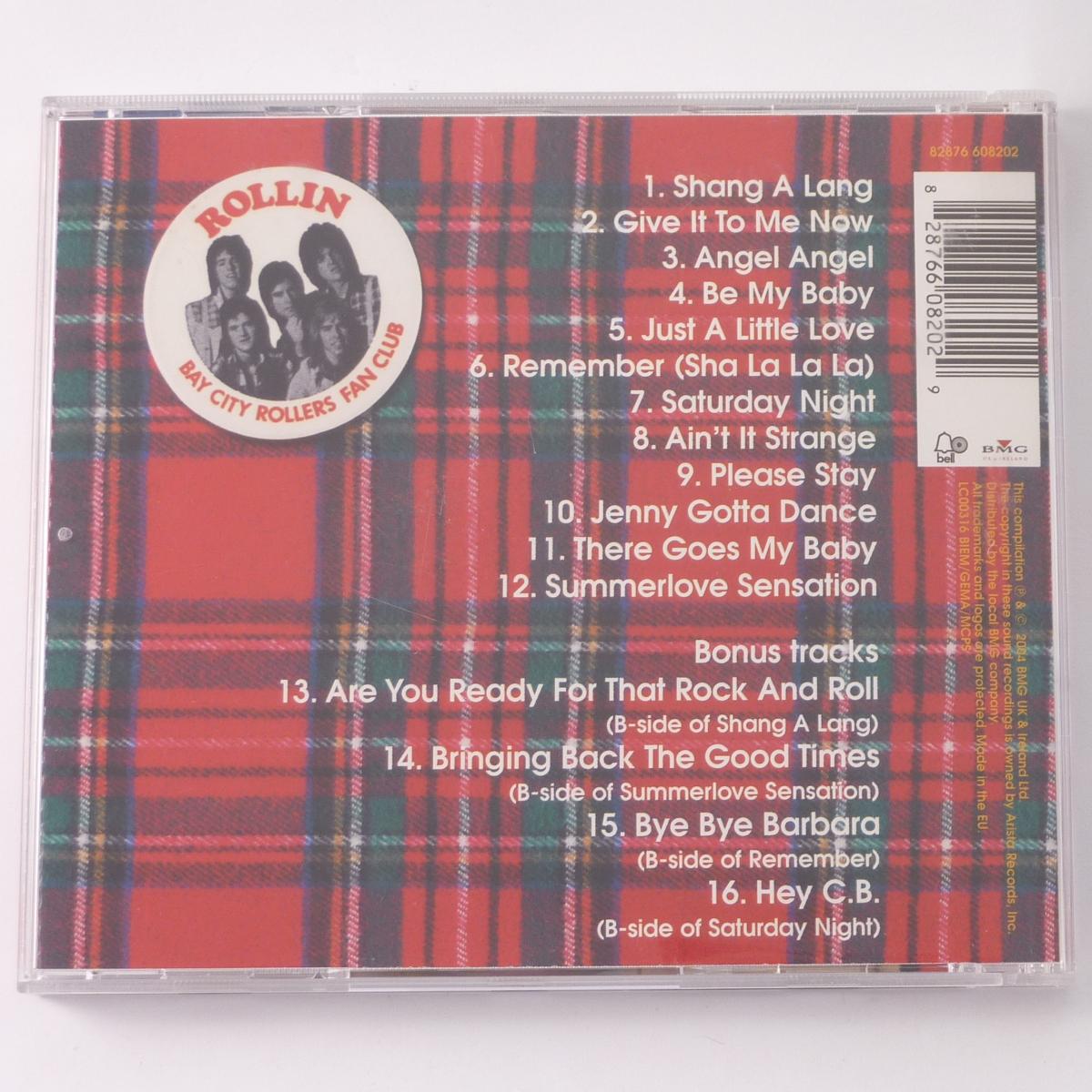 Bay City Rollers Rollin' CD Album Remastered
