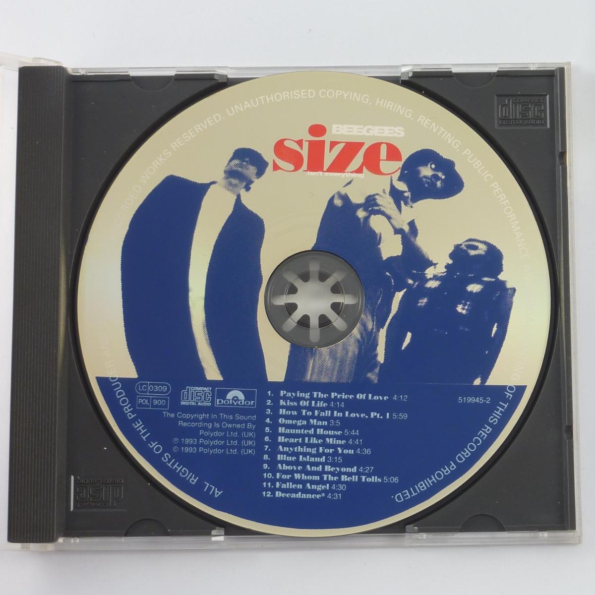Bee Gees Size Isn't Everything CD Album