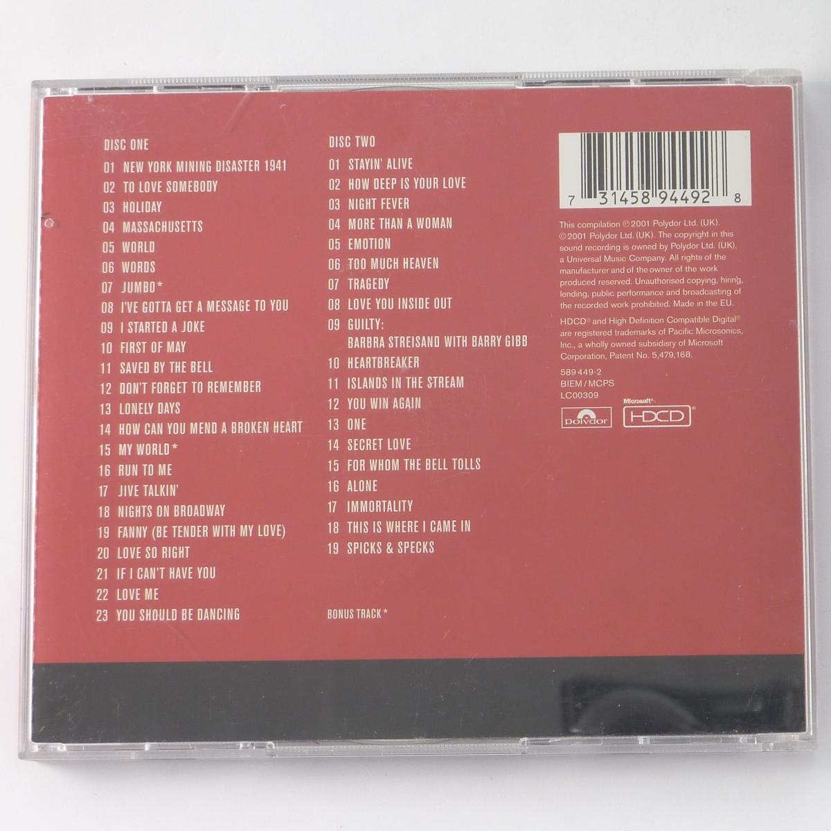 Bee Gees Their Greatest Hits: The Record 2 × CD HDCD Compilation