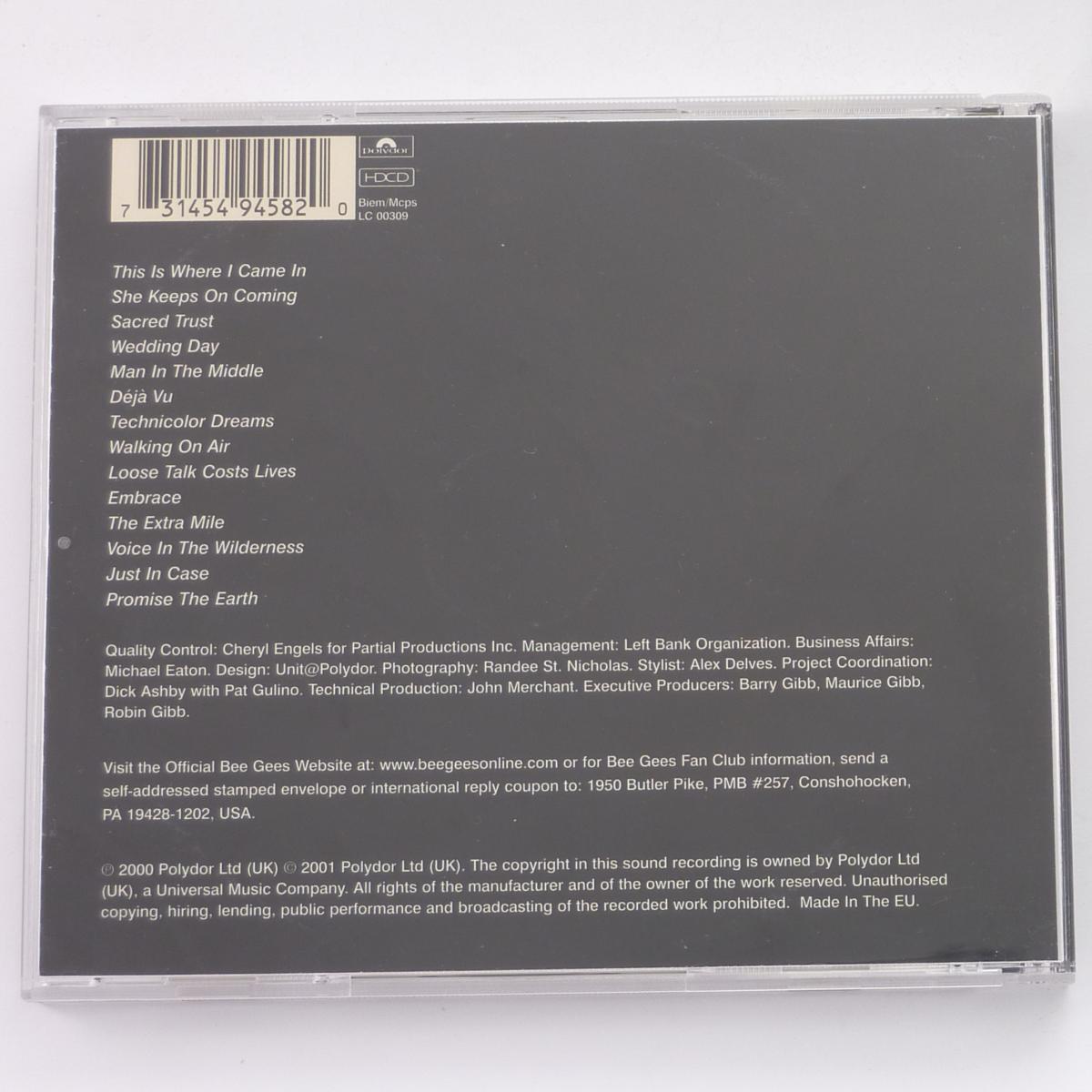 Bee Gees This Is Where I Came In CD HDCD Album Special Edition