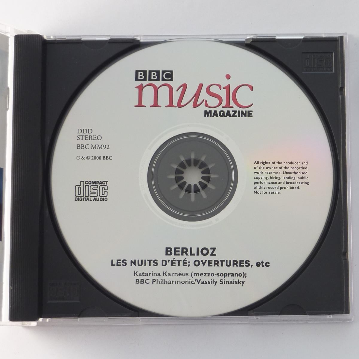 Berlioz / Katarina Karnéus, BBC Philharmonic, Vassily Sinaisky Les Nuits D'été CD Album Enhanced Stereo