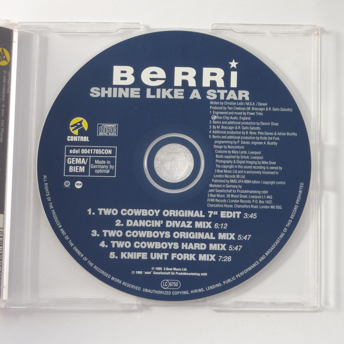 Berri Shine Like A Star CD Maxi-Single