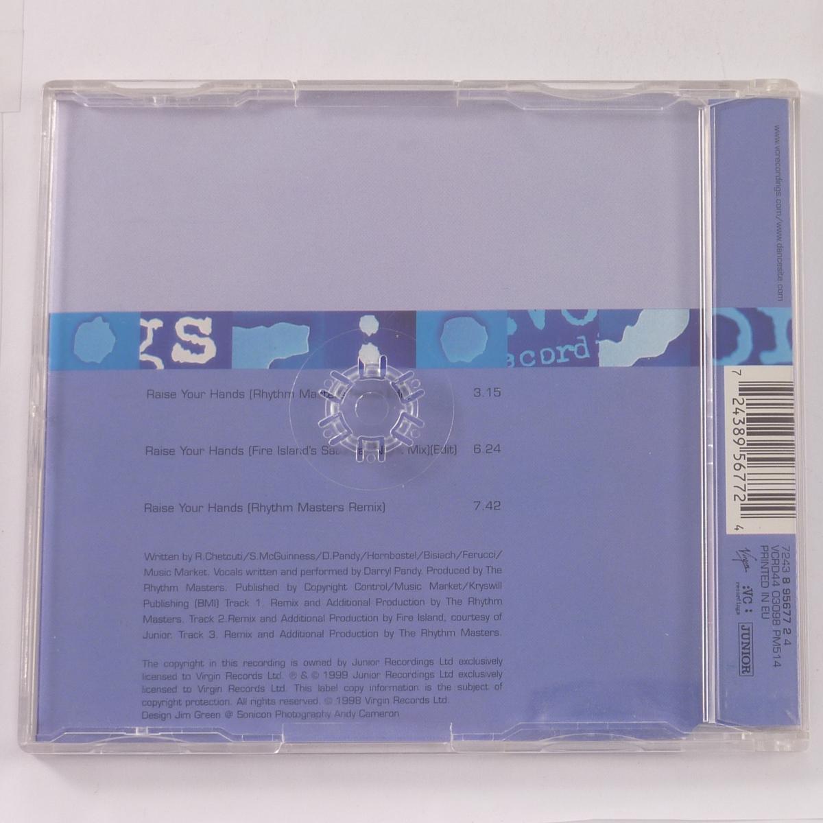 Big Room Girl Feat. Darryl Pandy Raise Your Hands CD Single