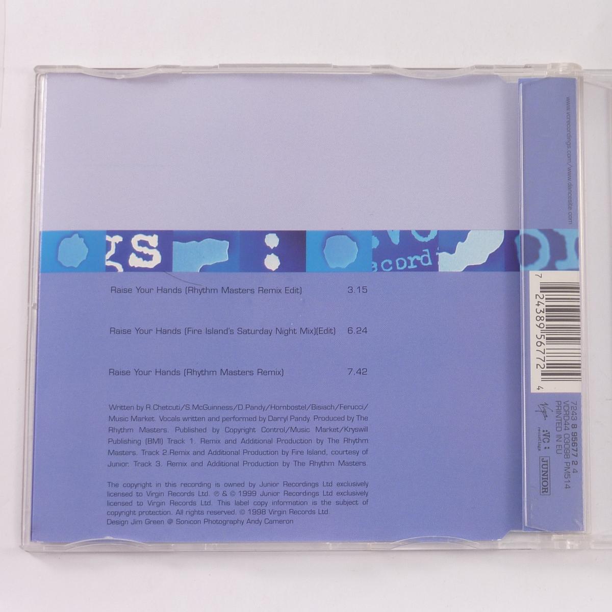 Big Room Girl Feat. Darryl Pandy Raise Your Hands CD Single