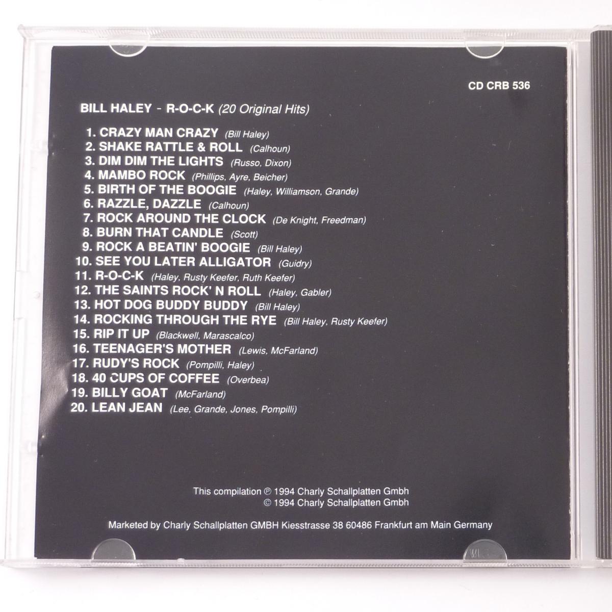 Bill Haley R-O-C-K (20 Original Hits) CD Compilation