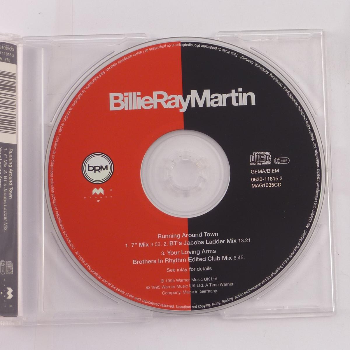 Billie Ray Martin Running Around Town CD Single