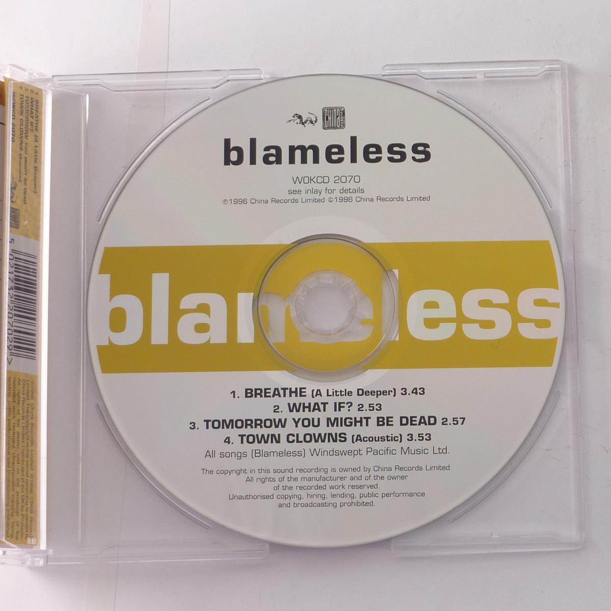 Blameless Breathe (A Little Deeper) CD Single CD1