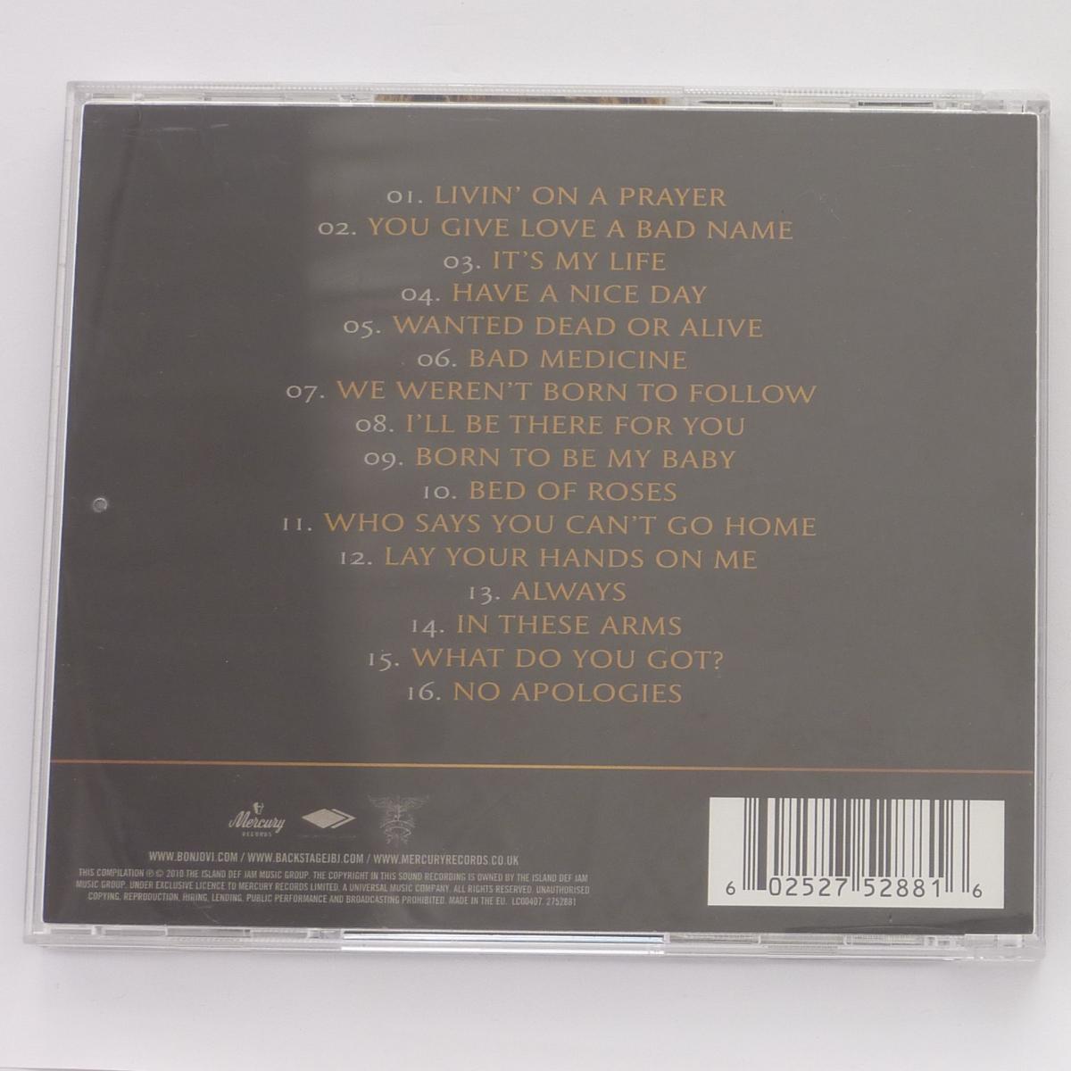 Bon Jovi Greatest Hits CD Compilation