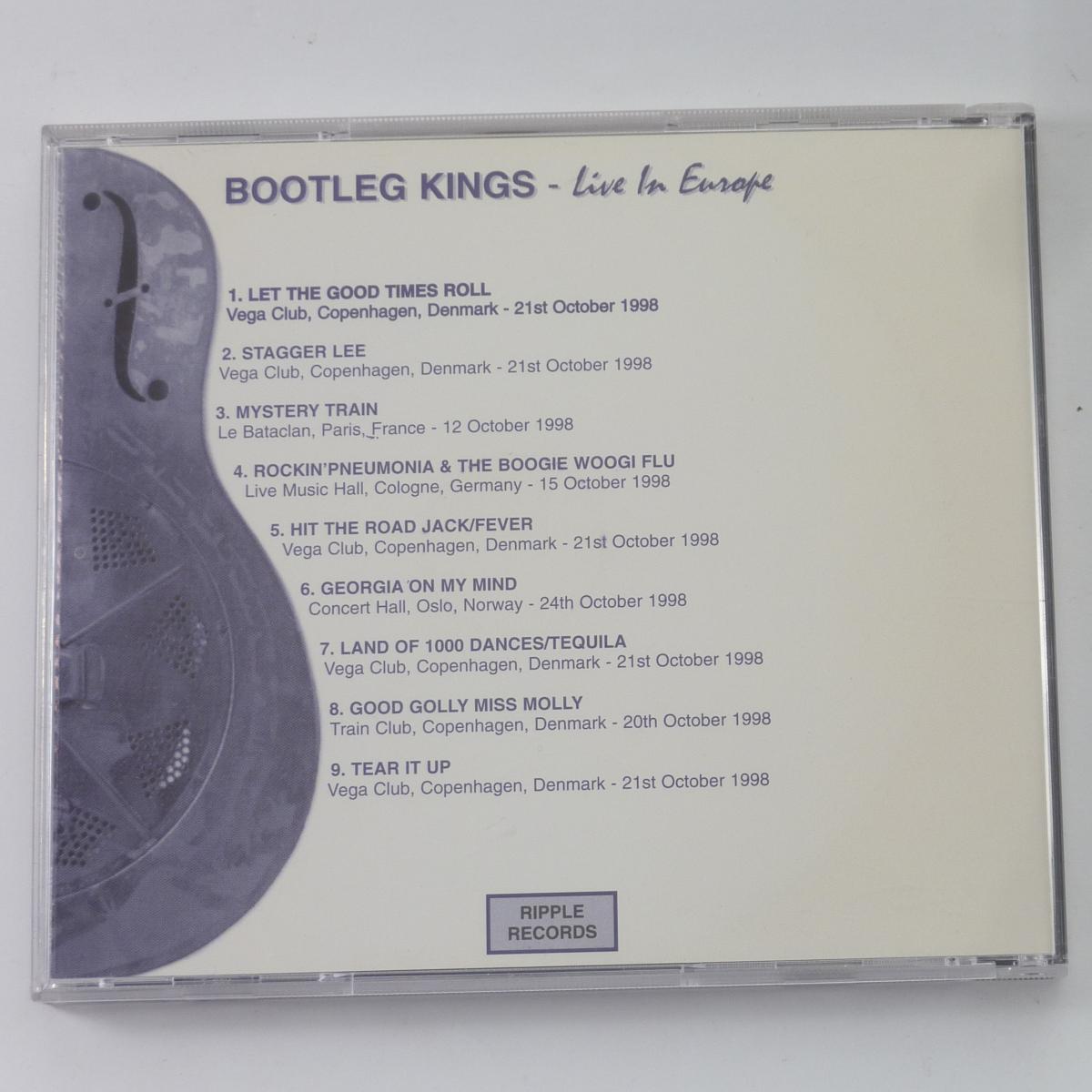 Bootleg Kings Live In Europe CD Album Stereo