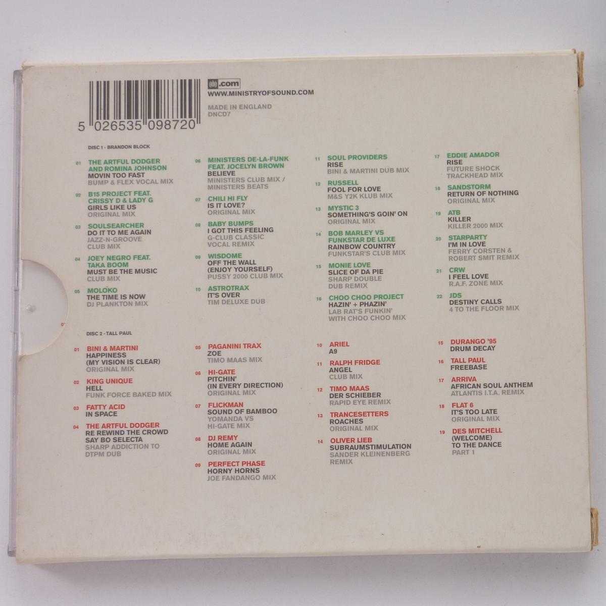 Brandon Block, Tall Paul Dance Nation 2 × CD Mixed