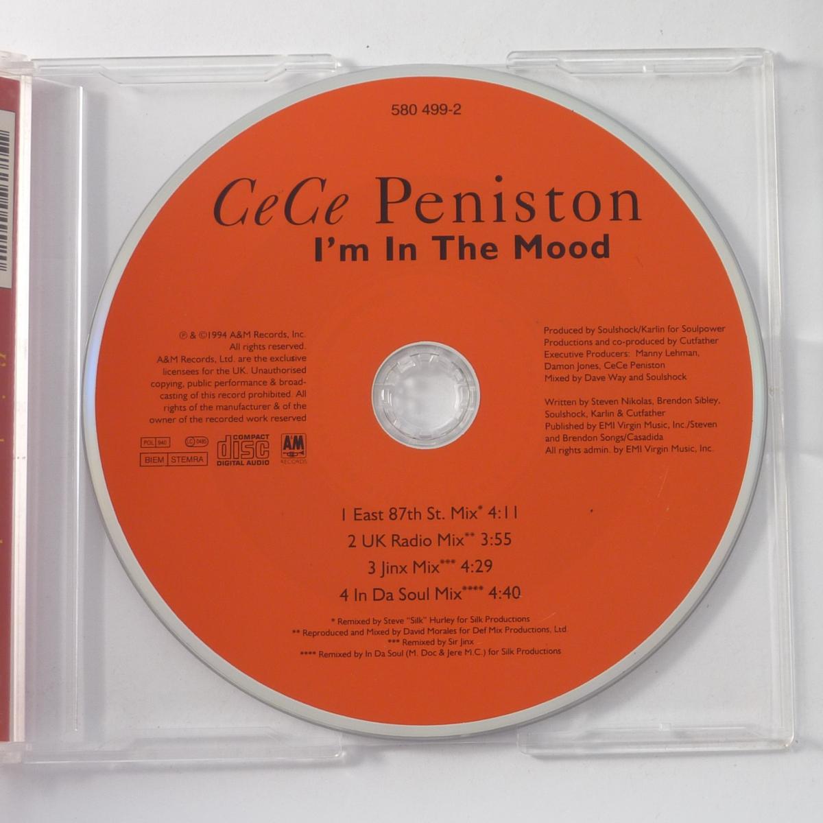 CeCe Peniston I'm In The Mood CD Single