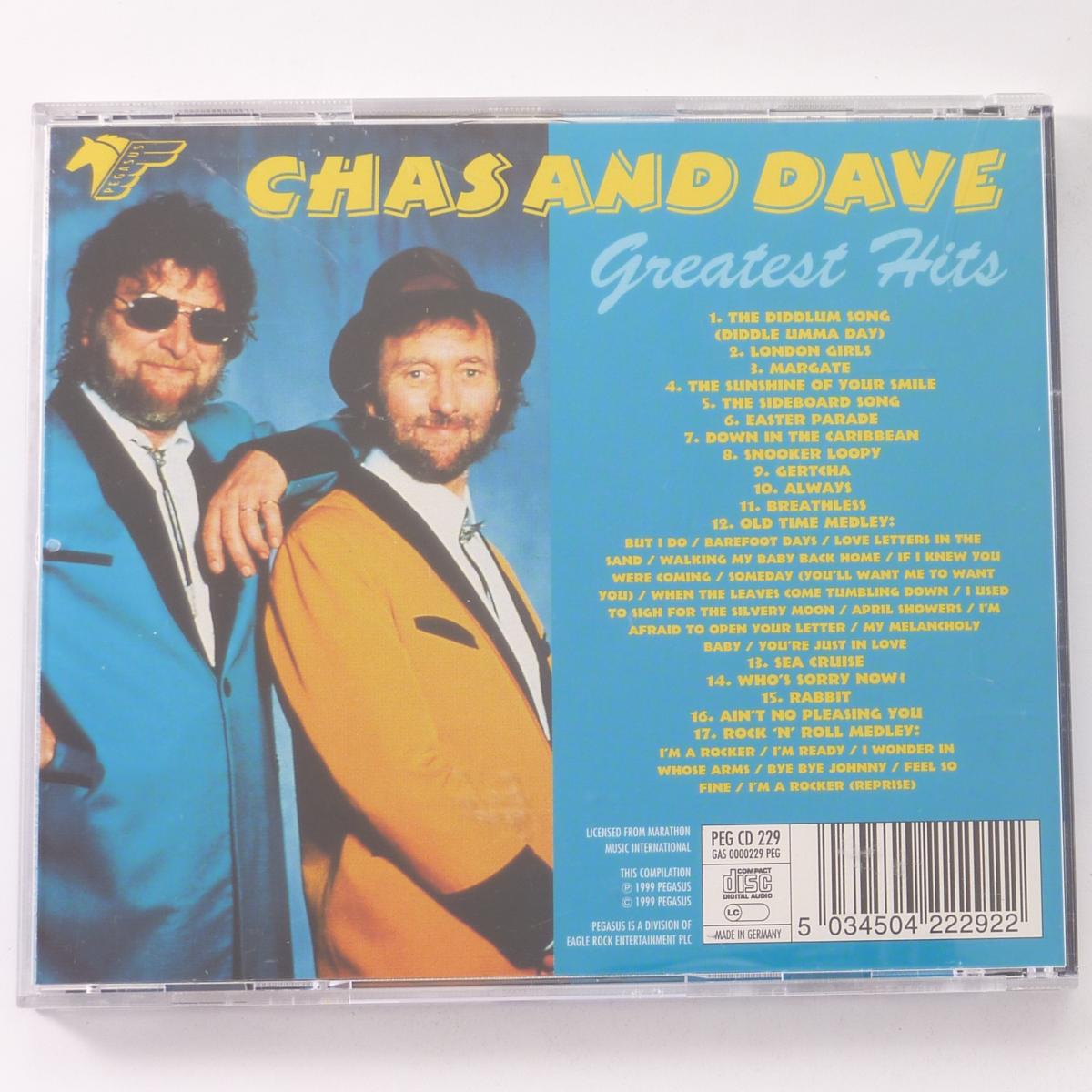 Chas And Dave Greatest Hits CD