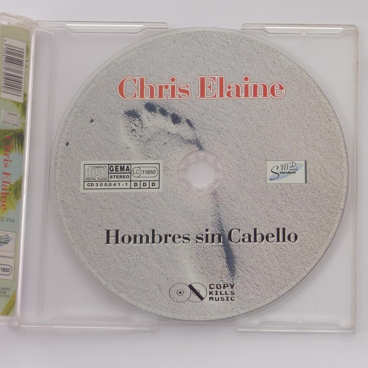 Chris Elaine Hombres Sin Cabello CD Single