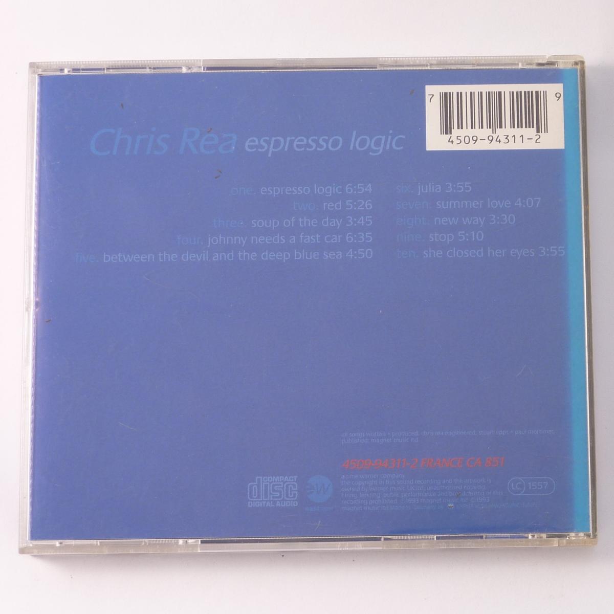 Chris Rea Espresso Logic CD Album