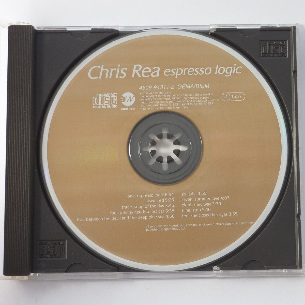 Chris Rea Espresso Logic CD Album