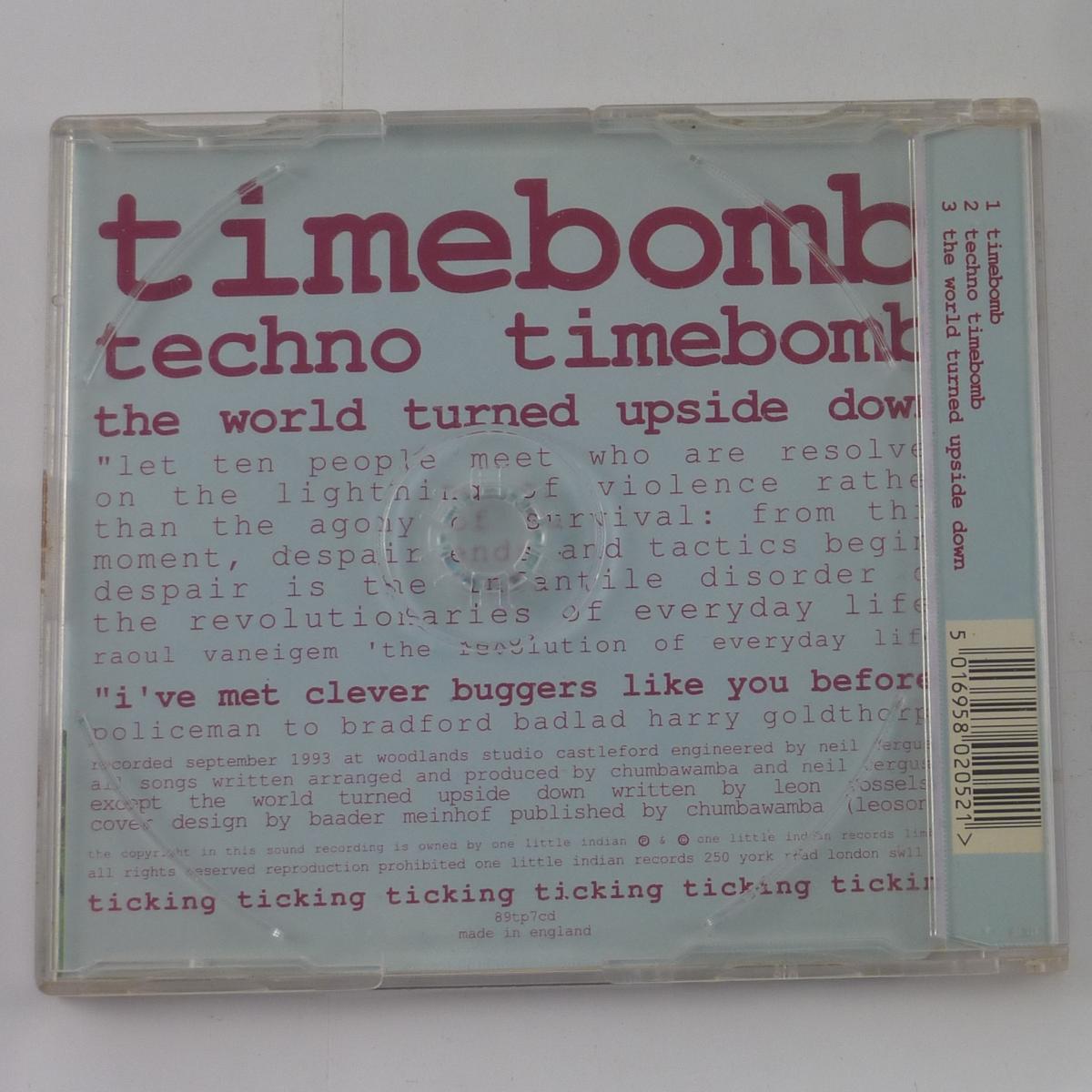 Chumbawamba Timebomb CD Single