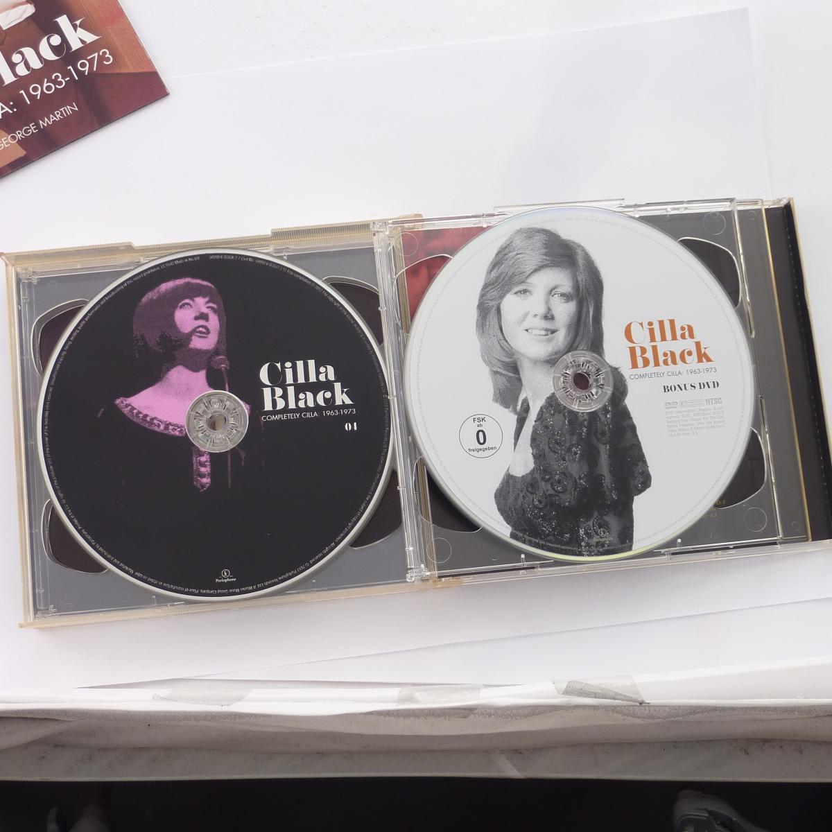 Cilla Black Completely Cilla: 1963-1973 5 × CD Compilation Remastered DVD NTSC Region 0