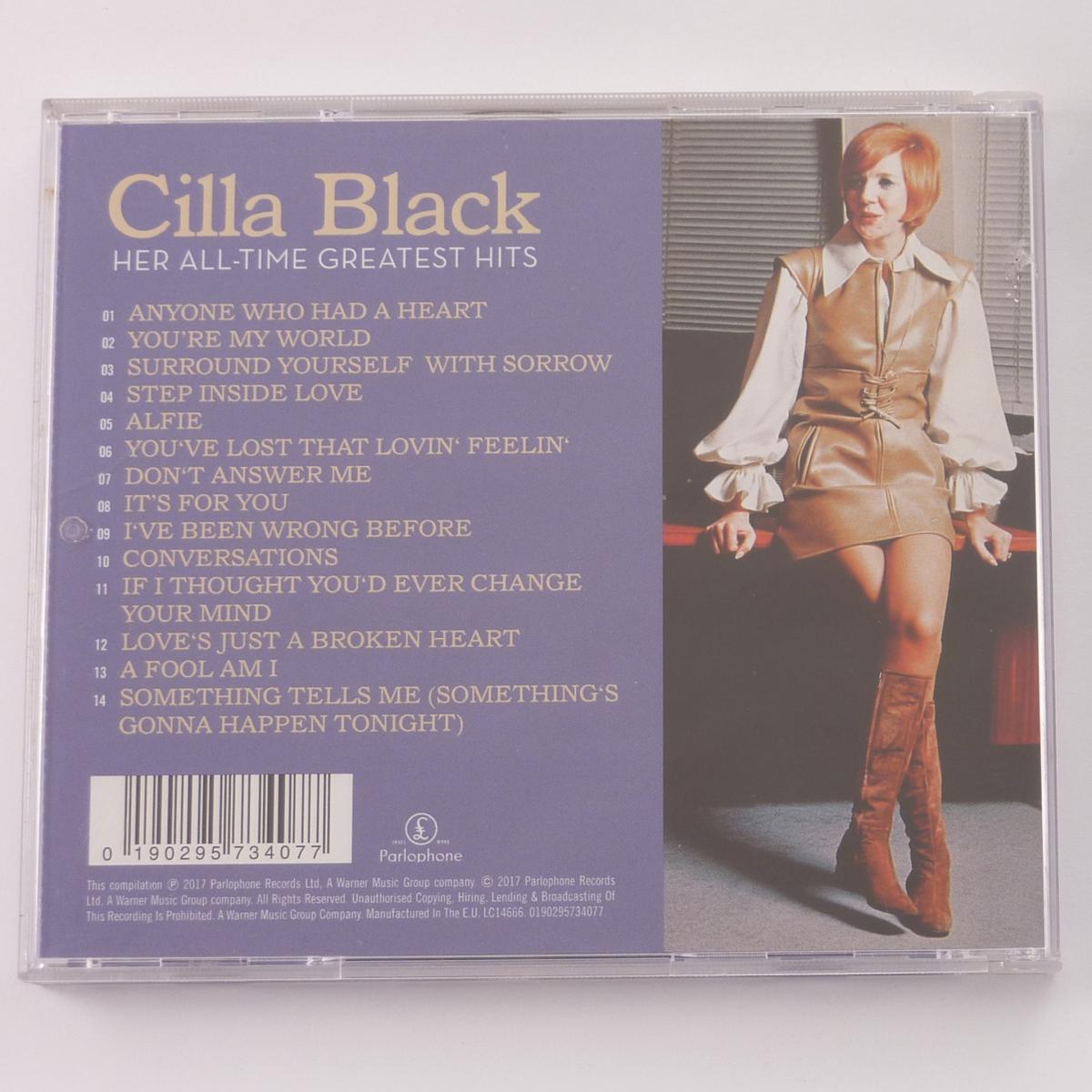 Cilla Black Her All-Time Greatest Hits CD Compilation Remastered Stereo