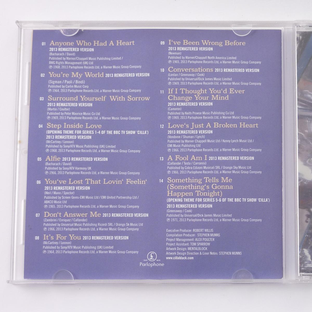 Cilla Black Her All-Time Greatest Hits CD Compilation Remastered Stereo