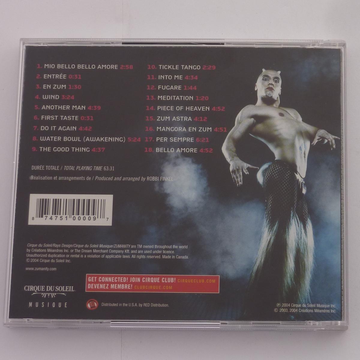 Cirque Du Soleil Zumanity (Another Side Of Cirque Du Soleil) CD Album