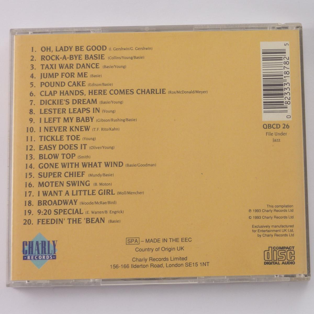 Count Basie Best Of Basie - Vol. 1 CD Compilation