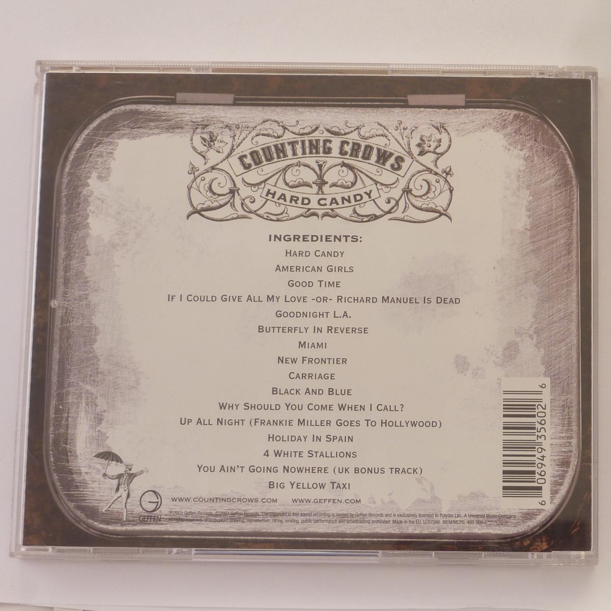 Counting Crows Hard Candy CD Album Repress