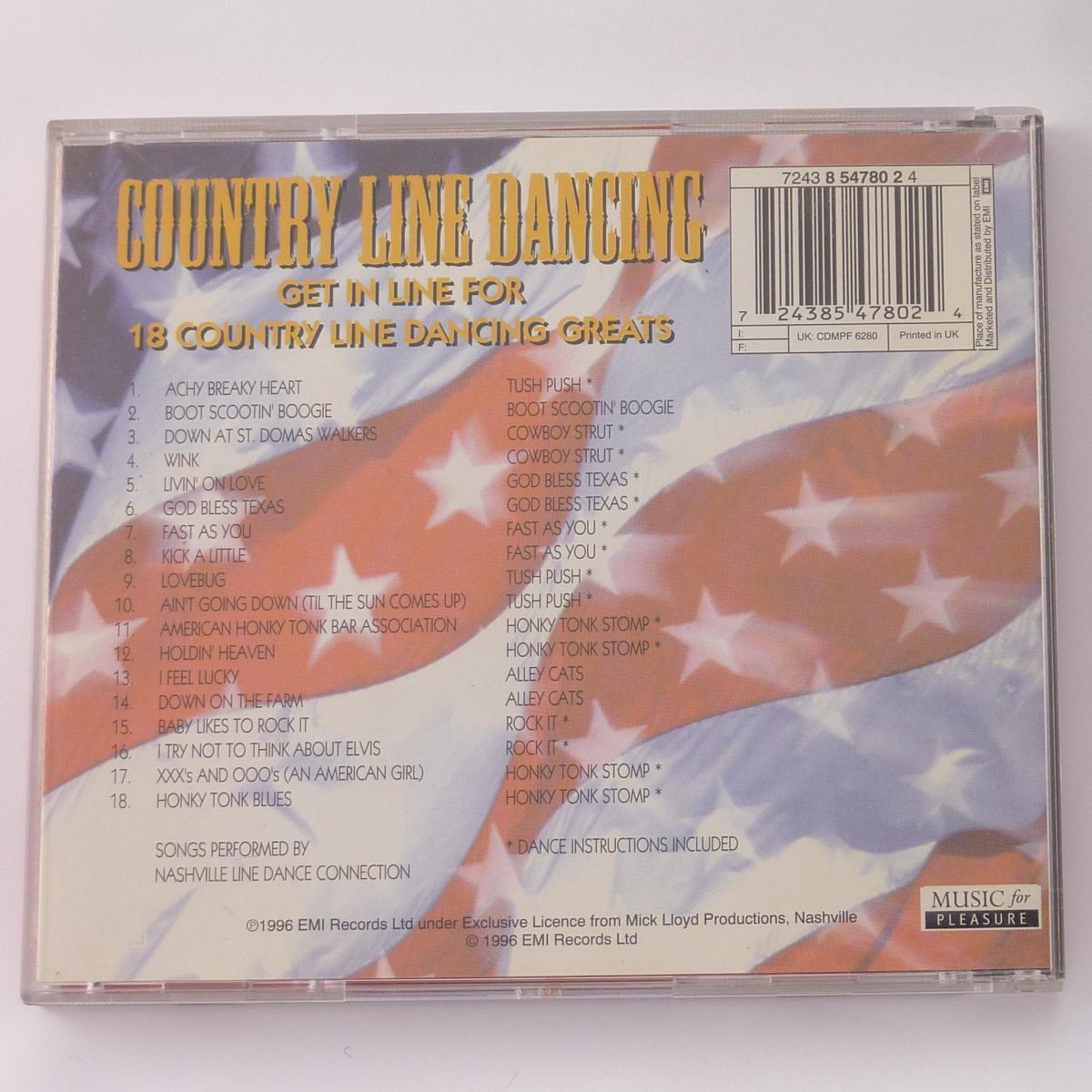 Country Line Dancing Get In Line For 18 Country Line Dancing Greats CD Compilation