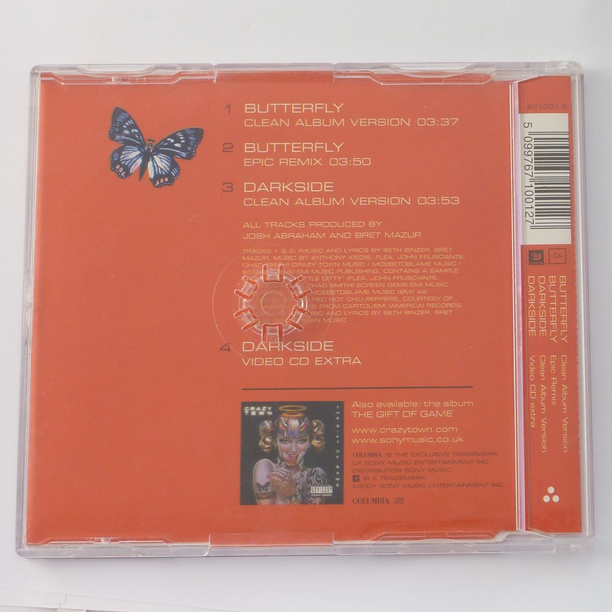 Crazy Town Butterfly CD Enhanced Stereo