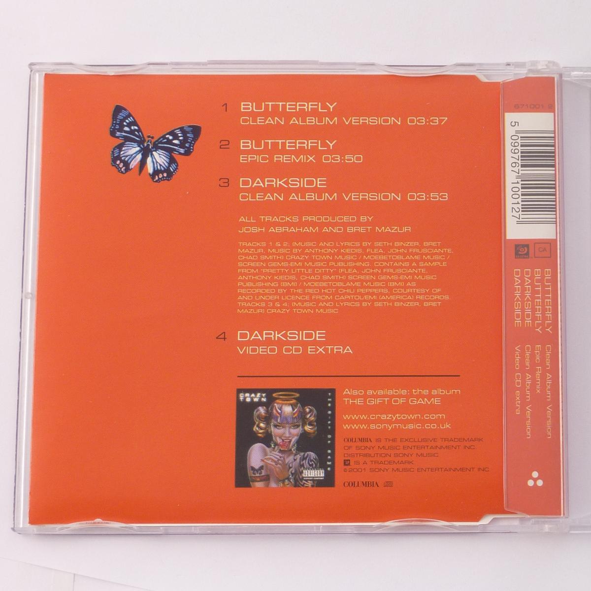 Crazy Town Butterfly CD Enhanced Stereo