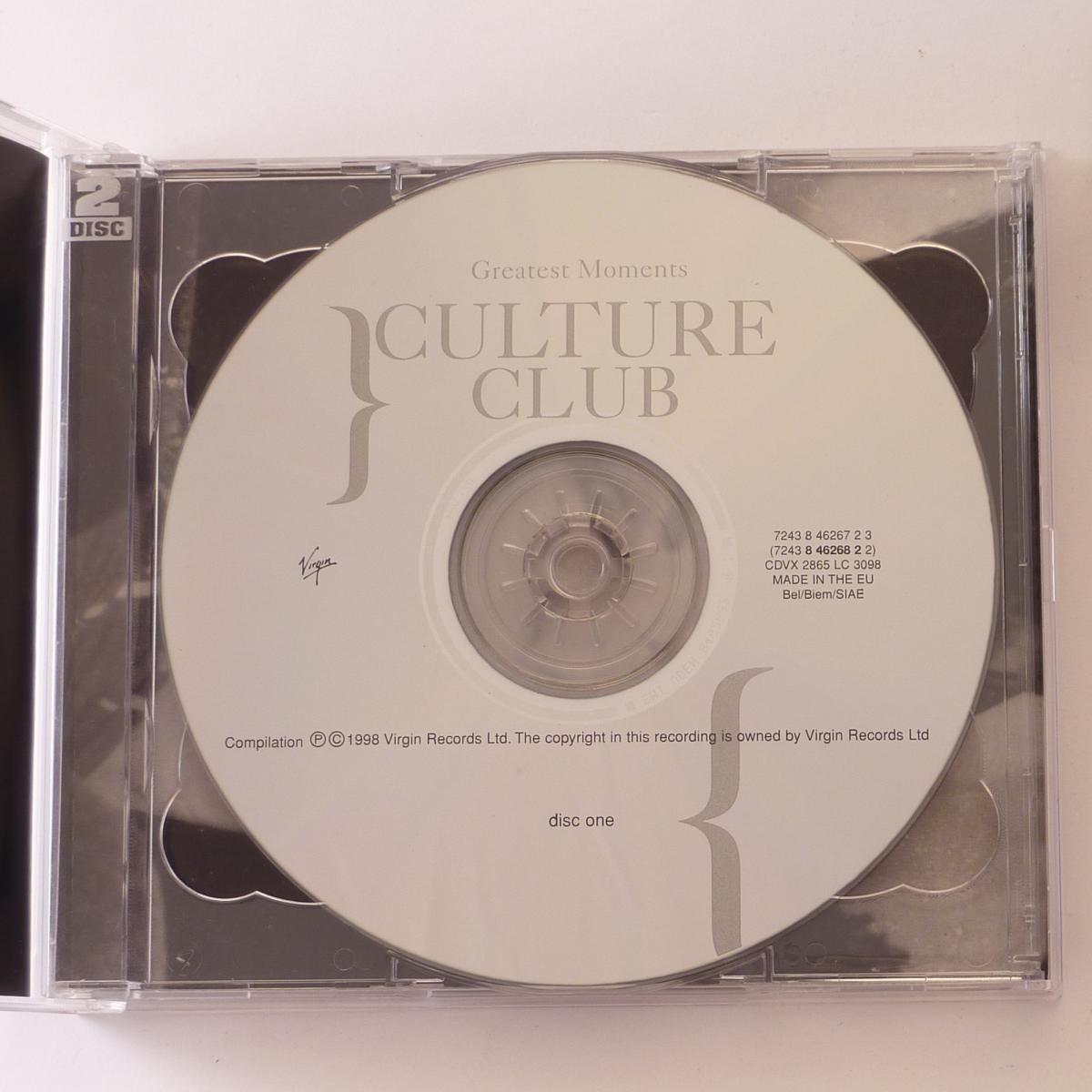 Culture Club Greatest Moments 2 × CD Compilation EMI Swindon Pressing