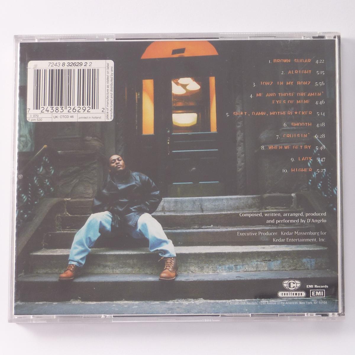 D'Angelo Brown Sugar CD Album