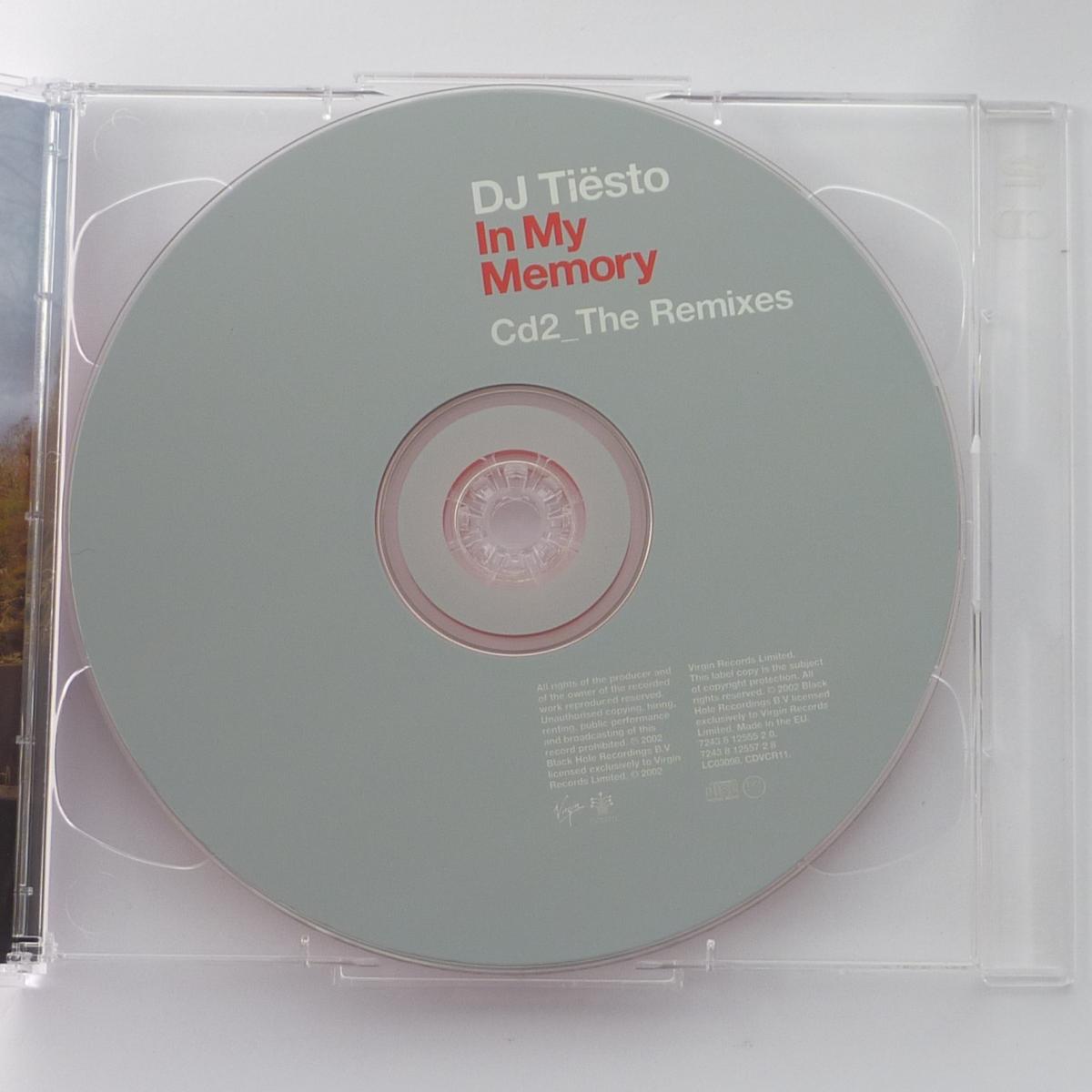DJ Tiësto In My Memory 2 × CD Album Repress Mediamotion pressing