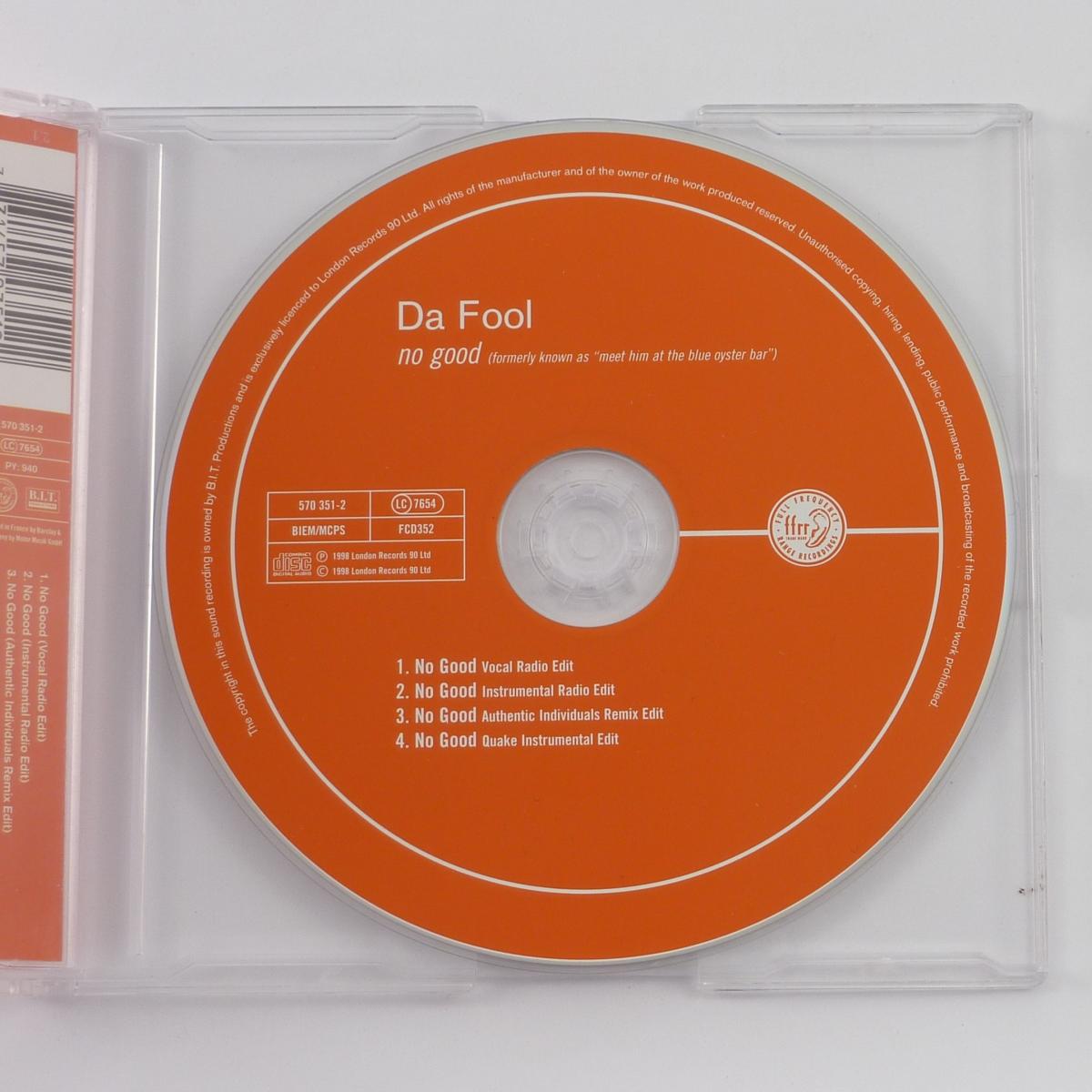 Da Fool No Good CD Single