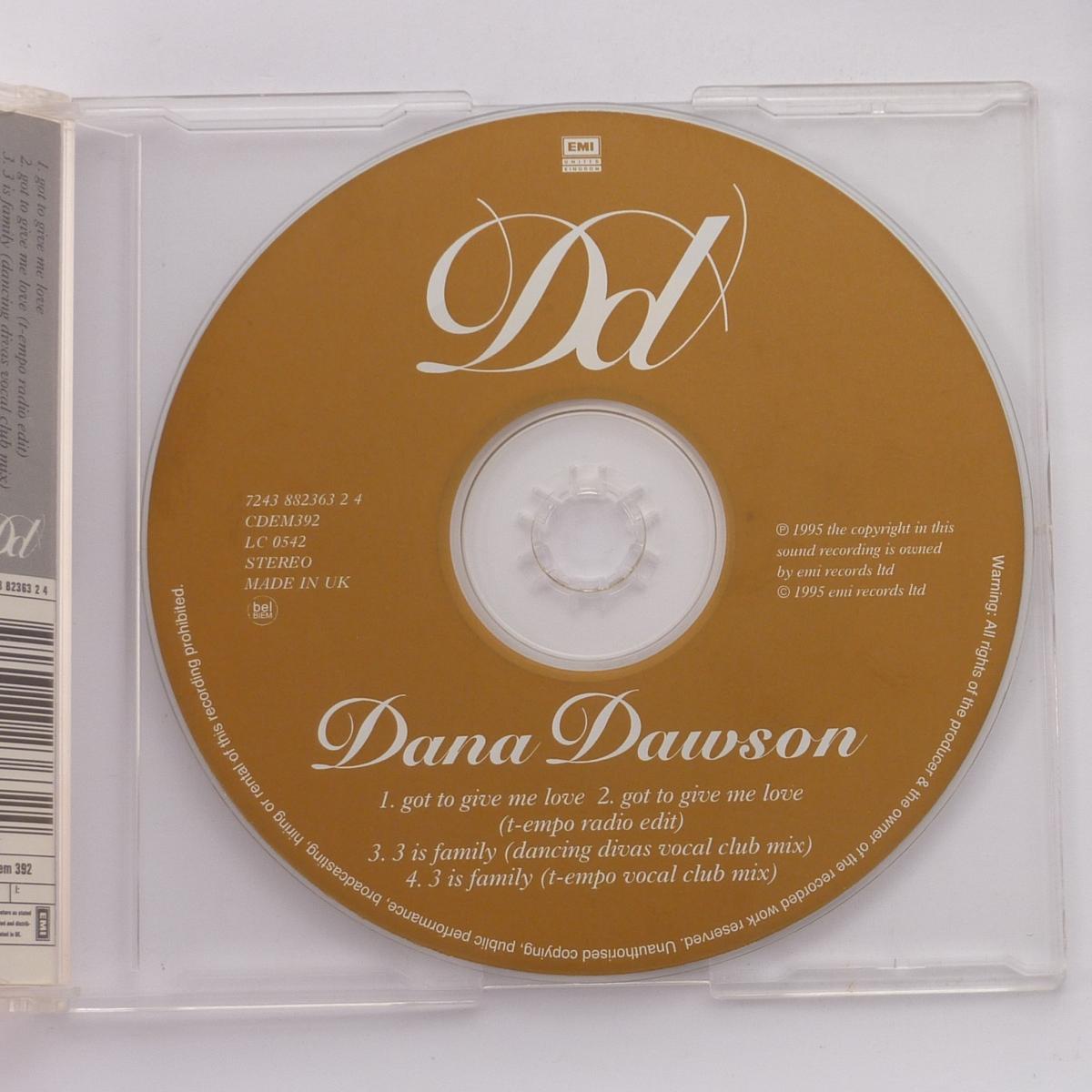 Dana Dawson Got To Give Me Love CD Single