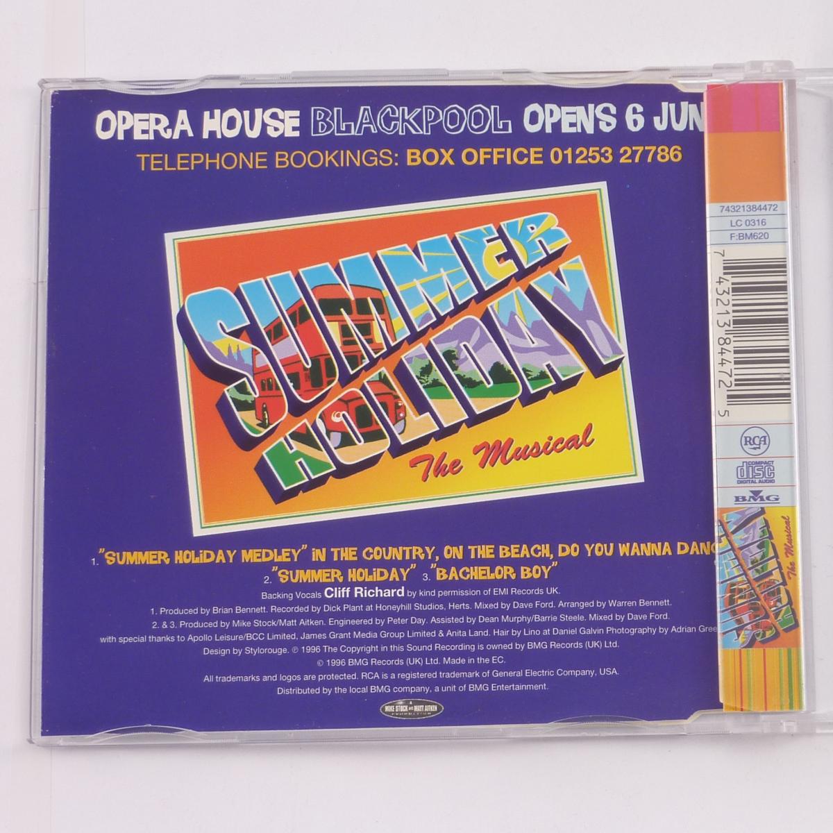 Darren Day Summer Holiday CD Single