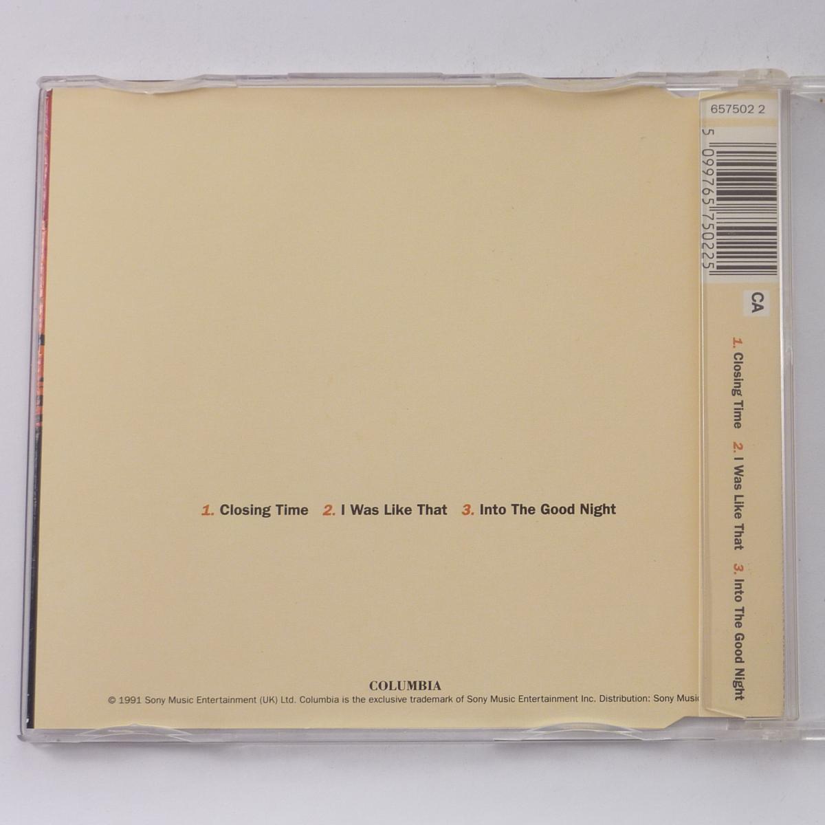 Deacon Blue Closing Time CD Single Stereo