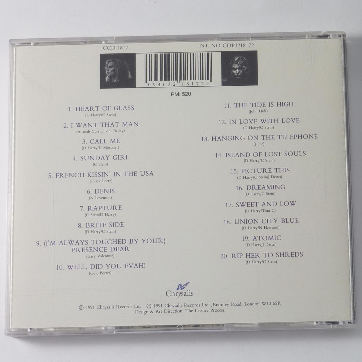 Deborah Harry And Blondie The Complete Picture - The Very Best Of Deborah Harry And Blondie CD Compilation Repress