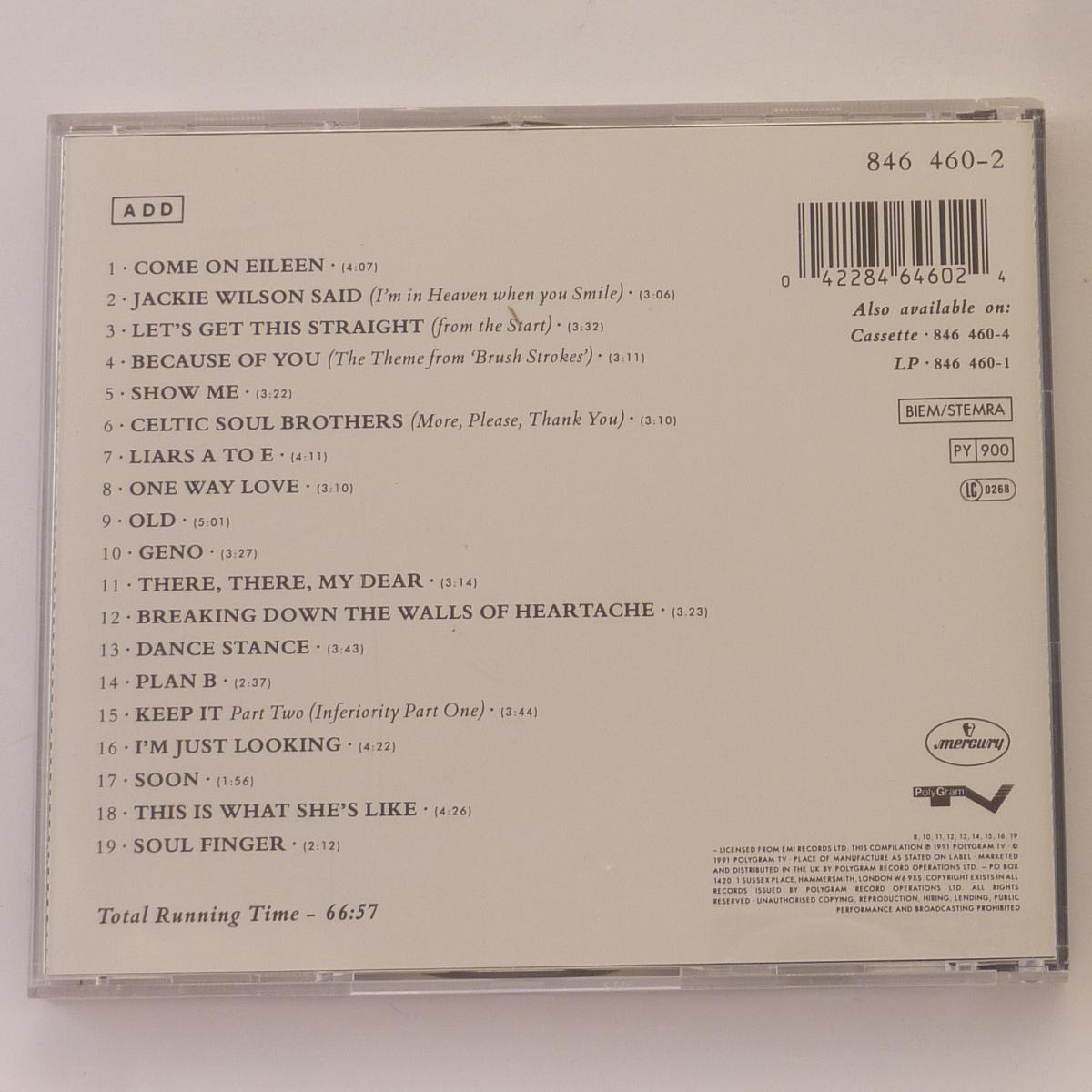 Dexys Midnight Runners The Very Best Of Dexys Midnight Runners CD Compilation