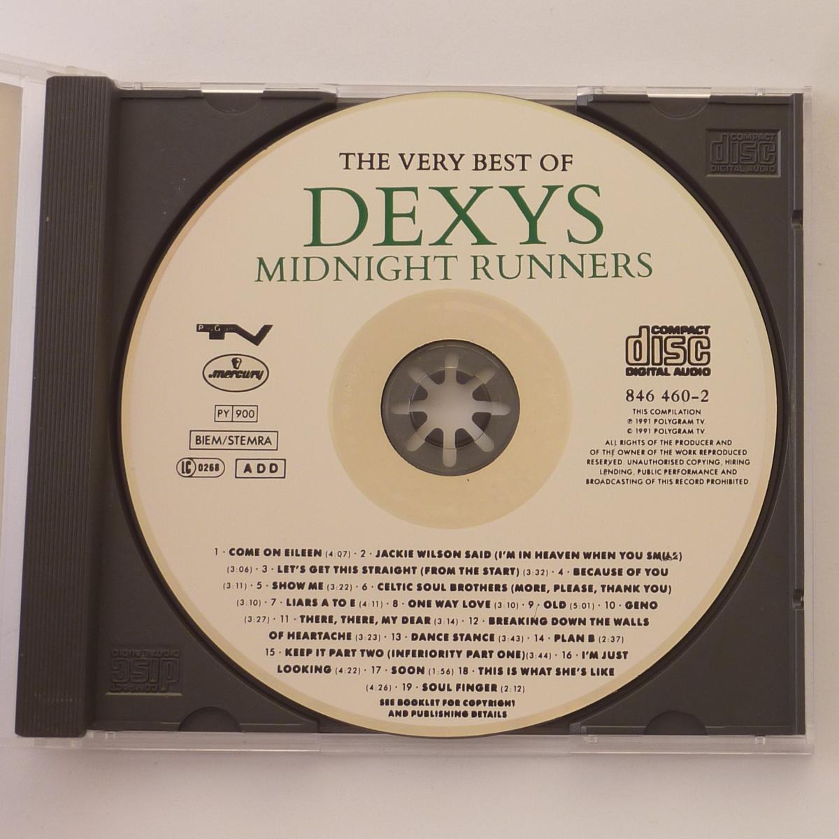 Dexys Midnight Runners The Very Best Of Dexys Midnight Runners CD Compilation
